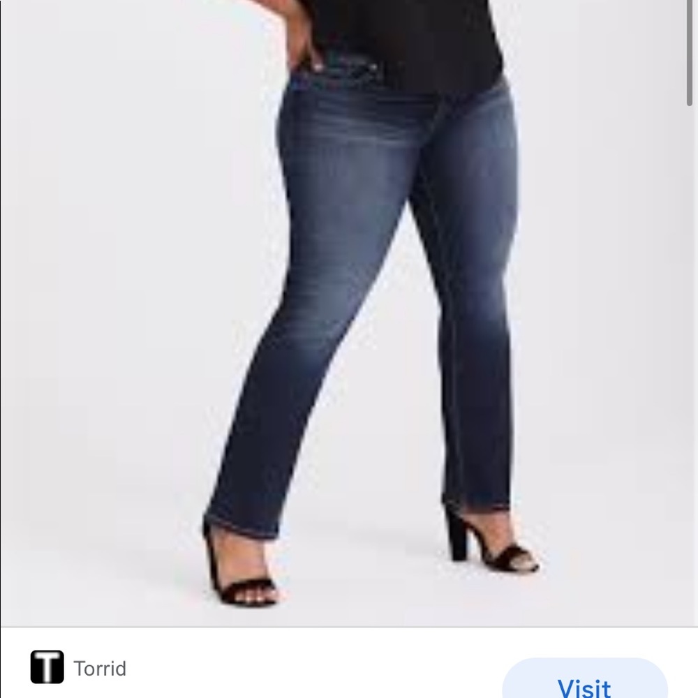 TORRID RELAXED BOOT JEANS 22 PLUS SIZE 👖Free FREE free SHIPPING 👖🖤
